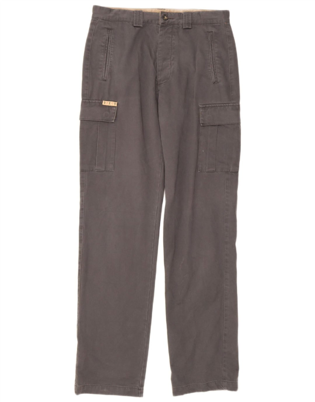 Rifle Gerade Herren-Cargohose W32 L34 Graue Baumwolle