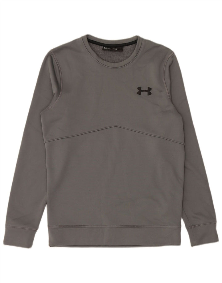 Under Armour Herren Cold Gear Sweatshirt Pullover XS Grau Polyester