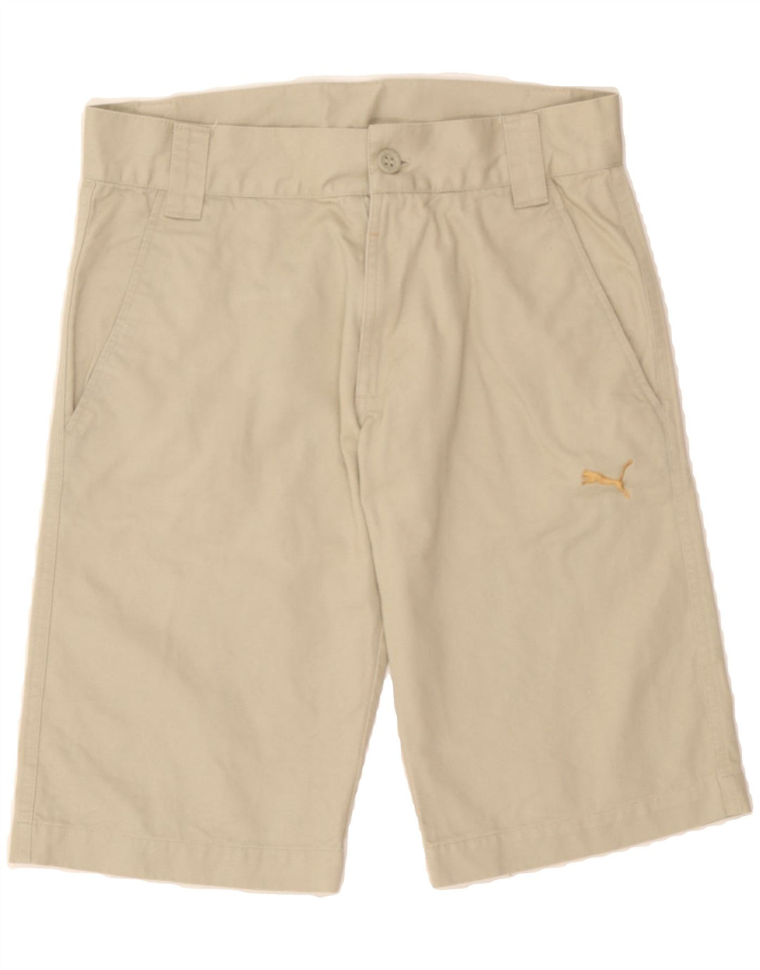 PUMA Mens High Waist Chino Shorts Small W30  Beige Vintage Puma and Second-Hand Puma from Messina Hembry 