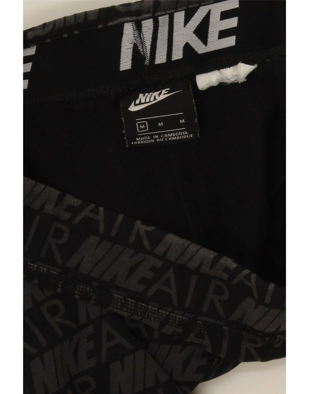 Nike Damen Graphic Leggings UK 12 Mittelgrau