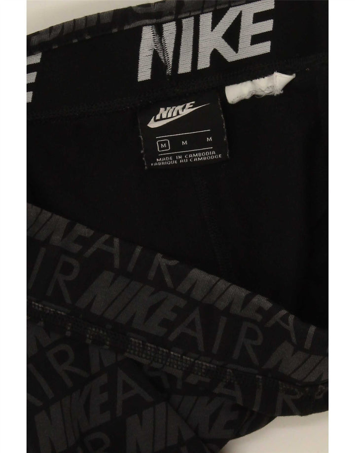 Nike Damen Graphic Leggings UK 12 Mittelgrau