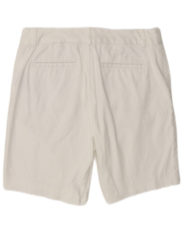 Ralph Lauren Damen Chinoshorts US 8 Medium W32 Weiße Baumwolle
