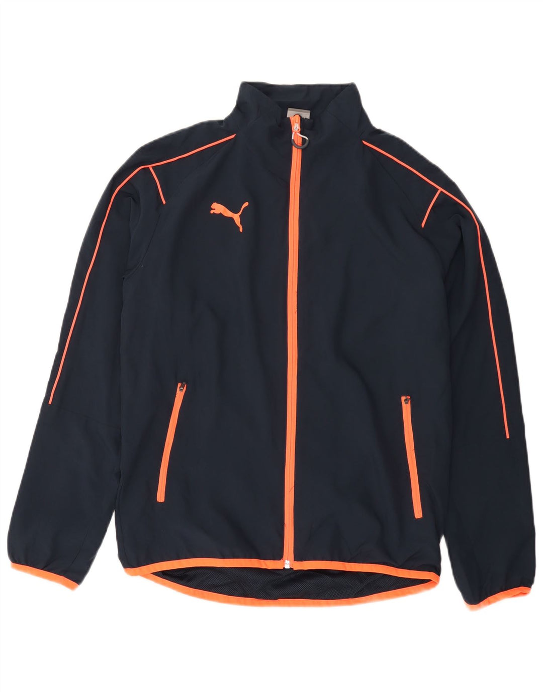 PUMA Herren-Trainingsanzug-Oberteil, Jacke, klein, marineblau, Polyester