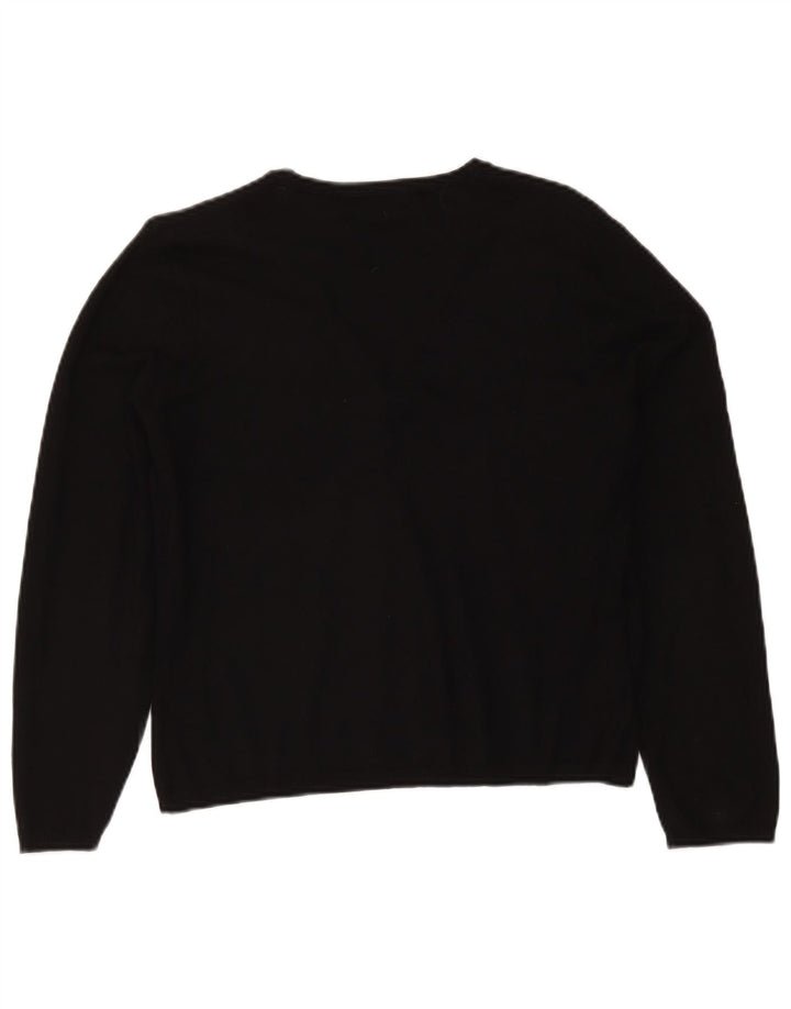 Marks & Spencer Damen-Cardigan-Pullover UK 14 Mittelschwarze Viskose