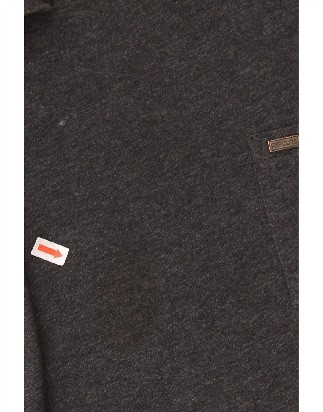 RIP CURL Herren-T-Shirt mit Standard-Passform, groß, graue Baumwolle