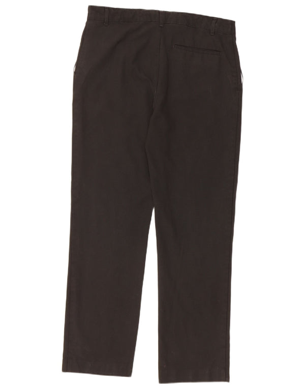 Marks & Spencer Gerade Chino-Hose für Jungen, 15–16 Jahre, W32, L28, Schwarz