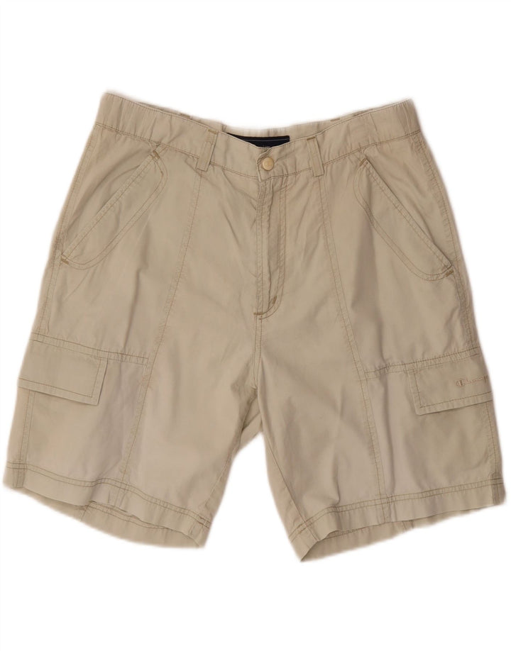 CHAMPION Herren Cargoshorts Medium W32 Beige Baumwolle