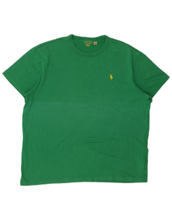 Polo Ralph Lauren Herren-T-Shirt mit klassischer Passform, XL, grüne Baumwolle