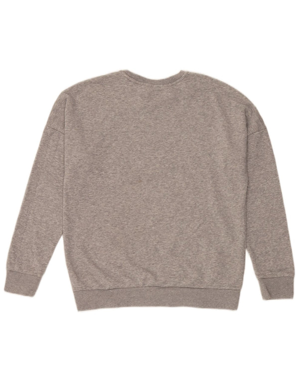 Adidas Jungen Grafik-Sweatshirt-Pullover 13–14 Jahre, graue Baumwolle
