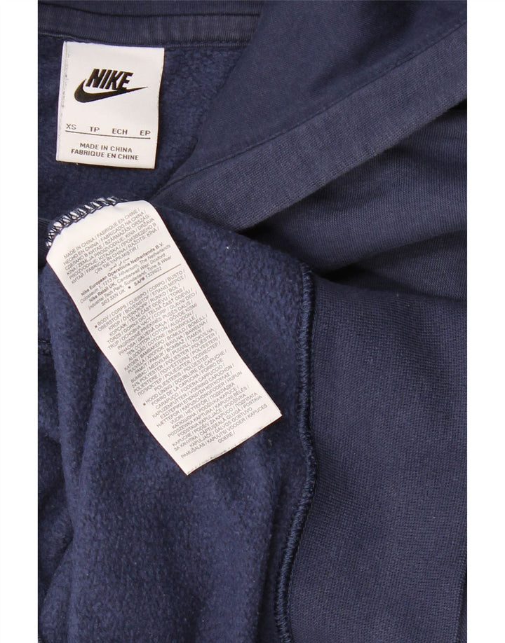 NIKE Herren-Kapuzenpullover mit Grafik, XS, Marineblau, Baumwolle