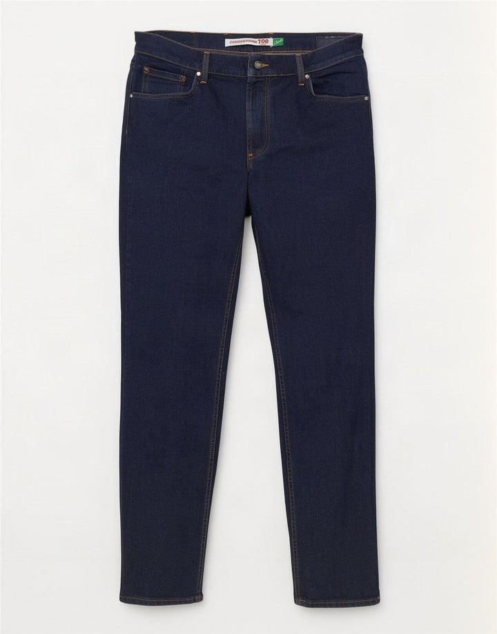 Carrera Herren 700 Straight Jeans W38 L34 Marineblaue Baumwolle