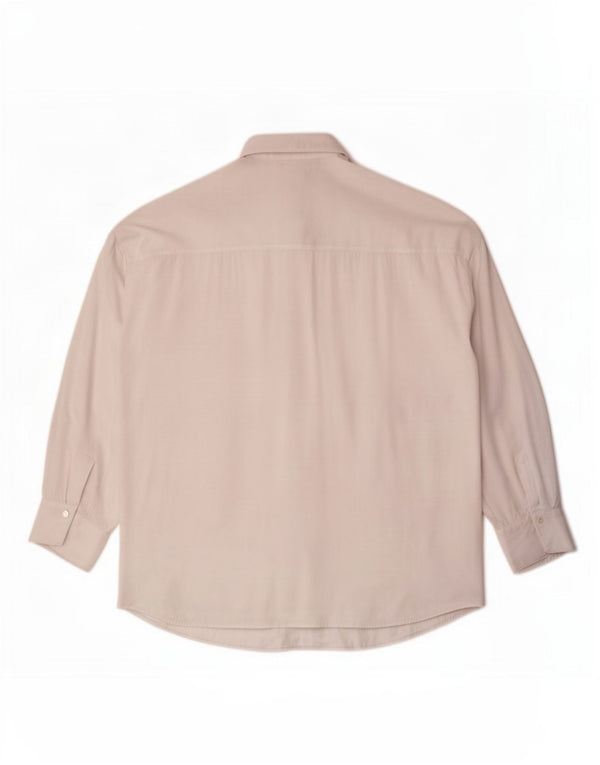 Zara Damen Übergroßes Hemd UK 16 Large Weiß
