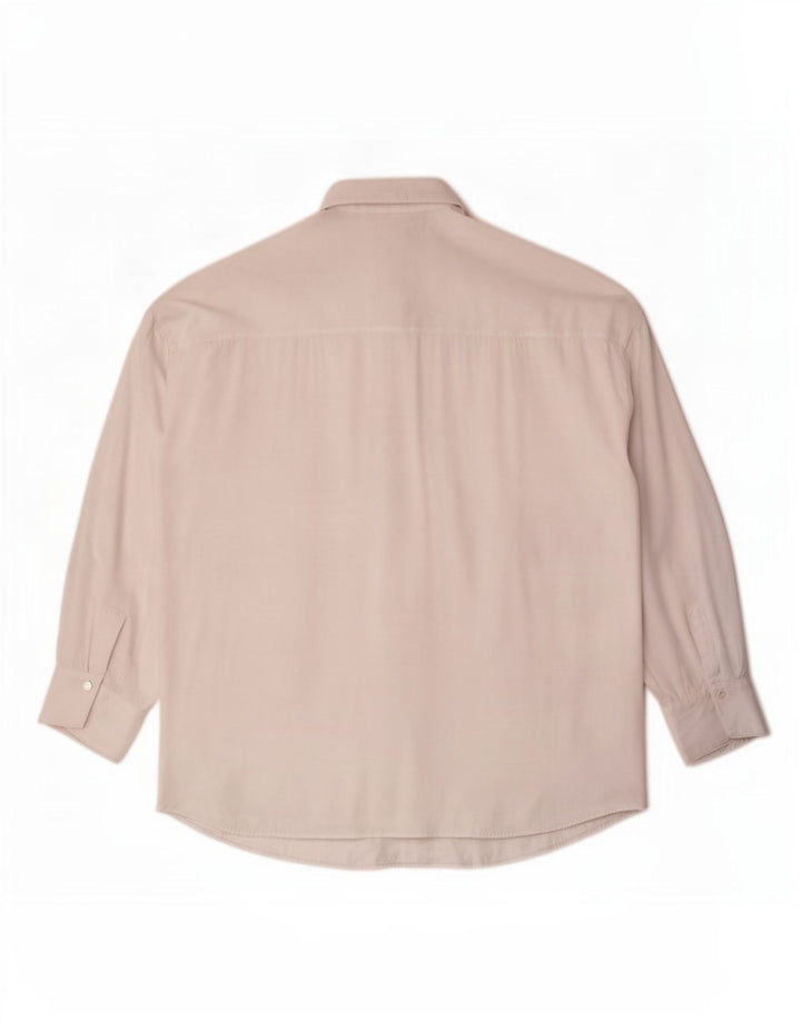 Zara Damen Übergroßes Hemd UK 16 Large Weiß