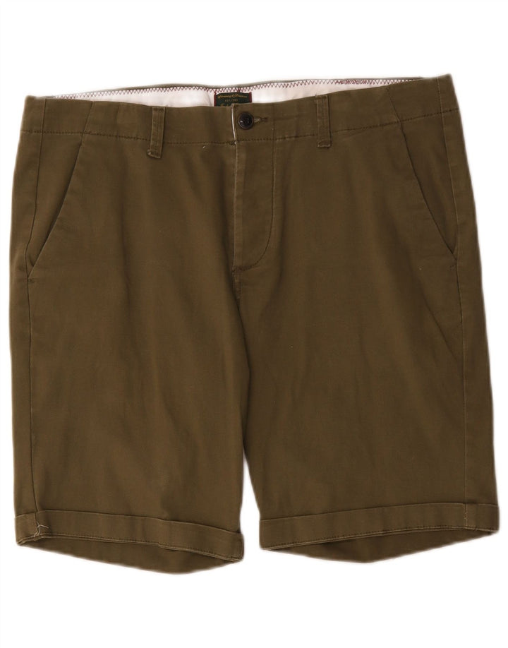 Jack & Jones Herren-Chinoshorts, Größe L, W36, Khaki, Baumwolle