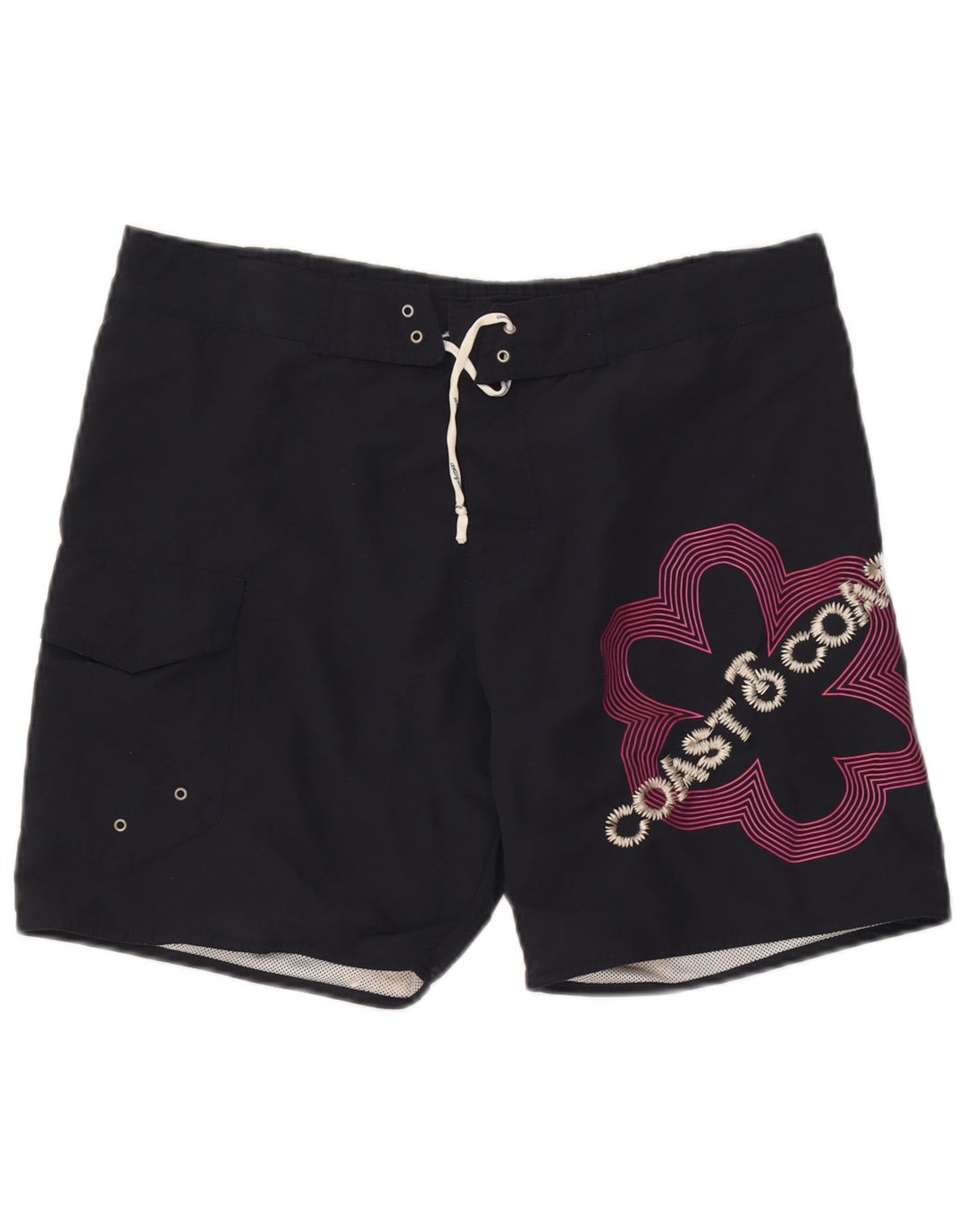 Coast Herren-Badeshorts mit Grafik, groß, marineblau, Polyester