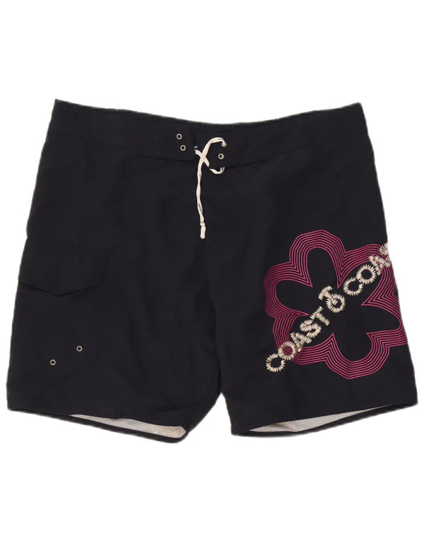 Coast Herren-Badeshorts mit Grafik, groß, marineblau, Polyester