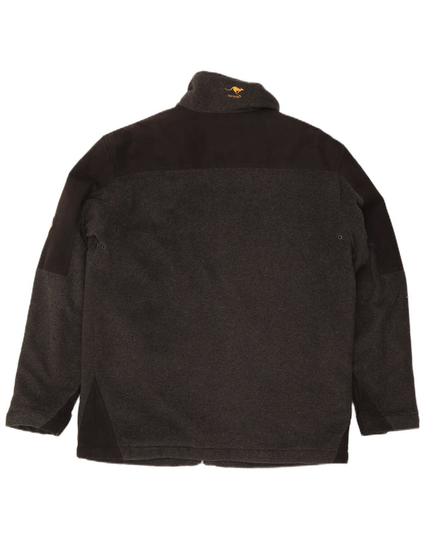 Roadsign Australia Herren-Fleece-Windbreaker-Jacke, UK 42, XL, Grau, Farbblock