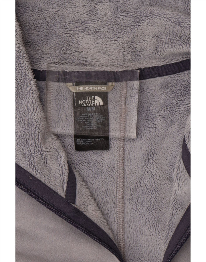 THE NORTH FACE Damen Fleecejacke UK 14 Mittelgraues Polyester