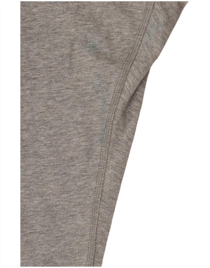 NIKE Damen Graphic Leggings UK 14 Large Graue Baumwolle