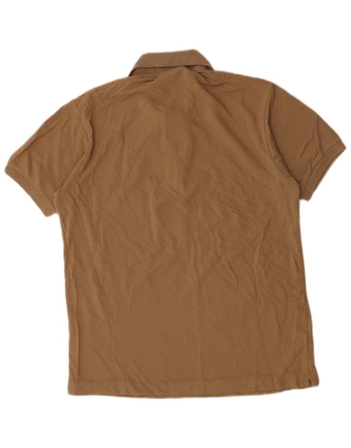 Lacoste Herren-Poloshirt mit klassischer Passform, Größe 3, klein, beige Baumwolle