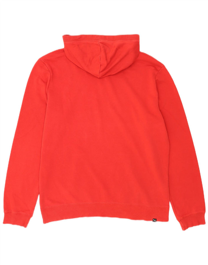 Puma Herren Graphic Hoodie Pullover Große rote Baumwolle