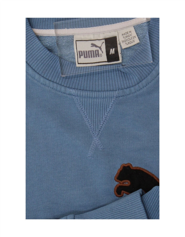 Puma Herren Grafik-Sweatshirt-Pullover Mittelblau