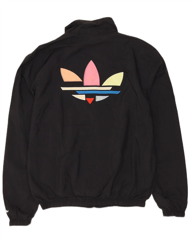 Adidas Herren Graphic Trainingsanzug Top Jacke XS Schwarz Polyamid