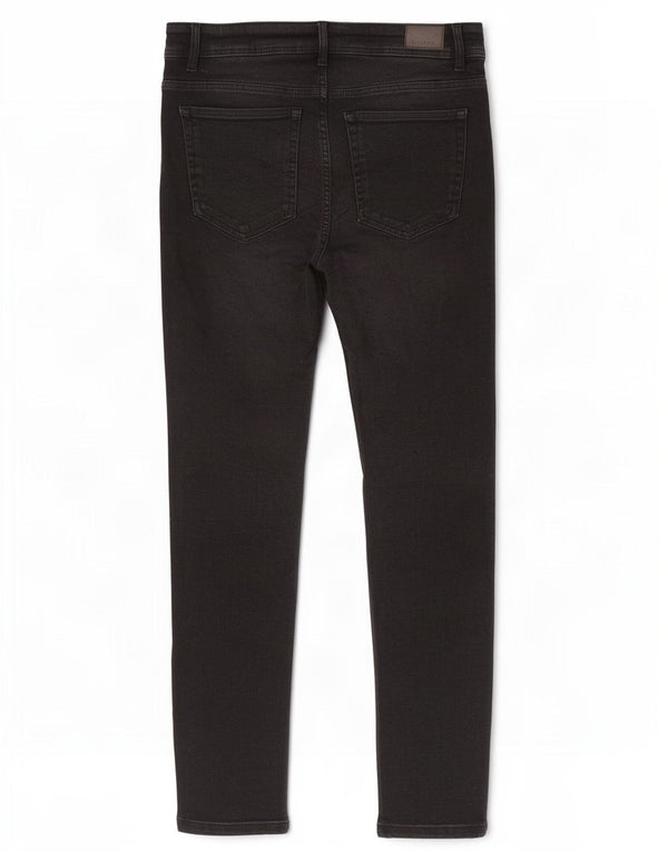 Zara Herren Skinny Jeans EU 42 Large W32 L30 Schwarze Baumwolle