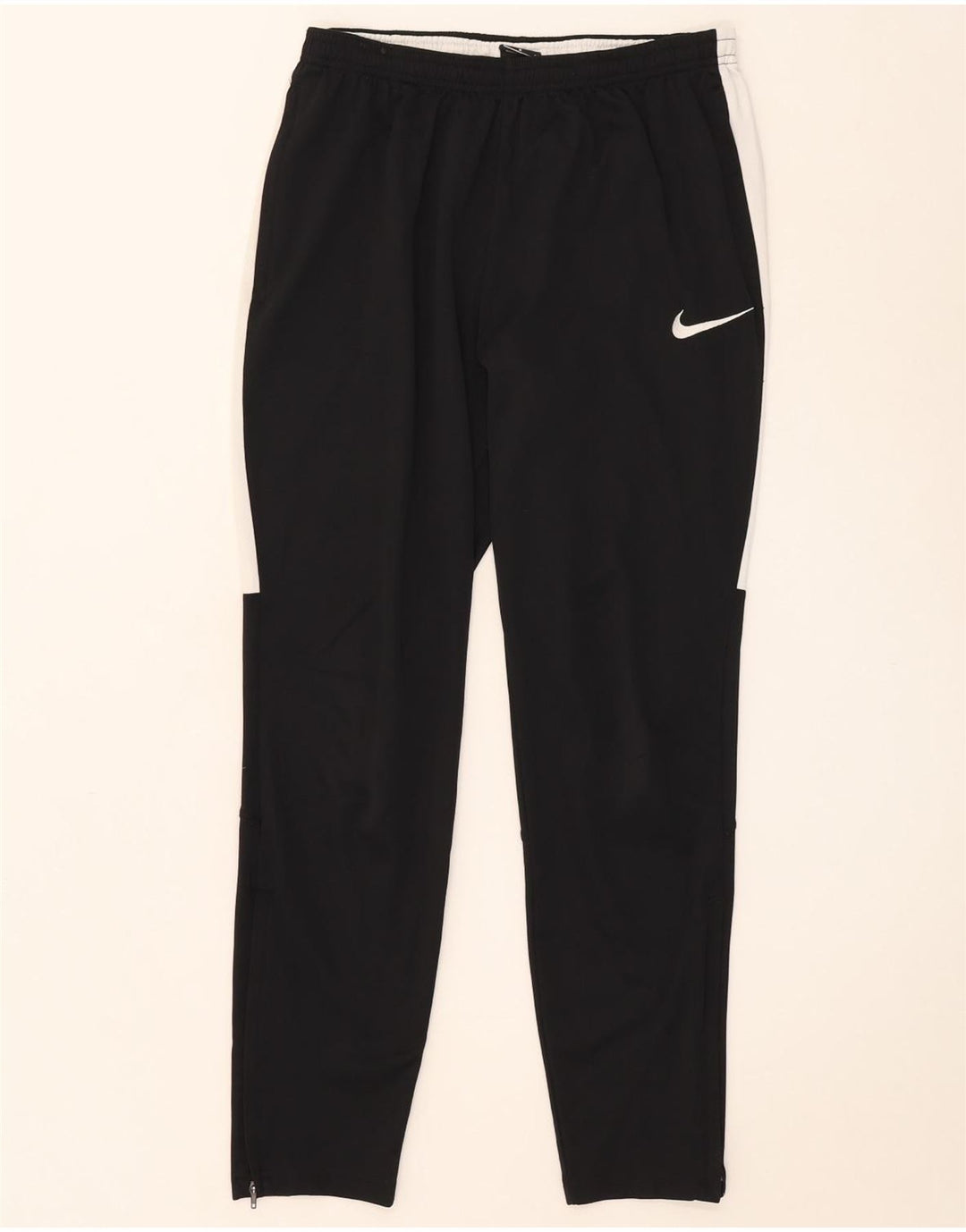 Nike Herren Dri Fit Trainingshose Mittelschwarzes Colourblock-Polyester
