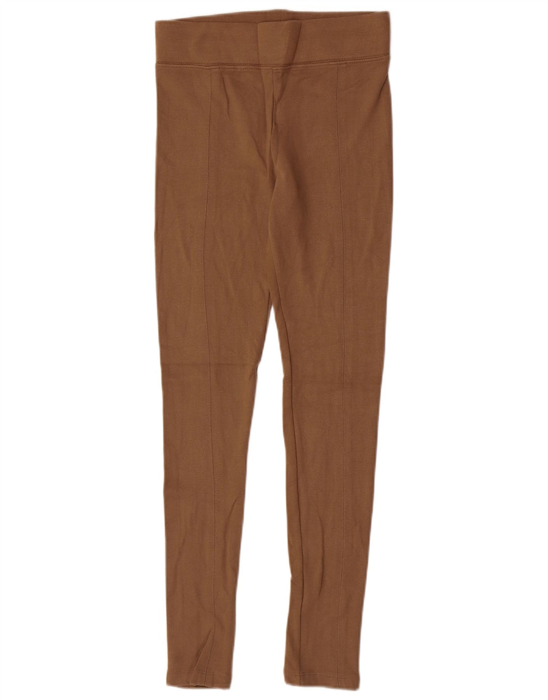 Topshop Damen Leggings UK 12 Mittelbraune Viskose