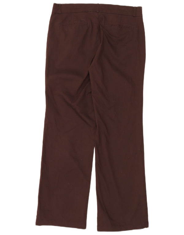 DOCKERS Mens Straight Casual Trousers US 12 Large W34 L32 Brown Cotton