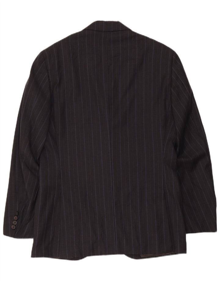 Polo Ralph Lauren Herren-Blazer mit 3 Knöpfen, Größe 48, klein, schwarz gestreift