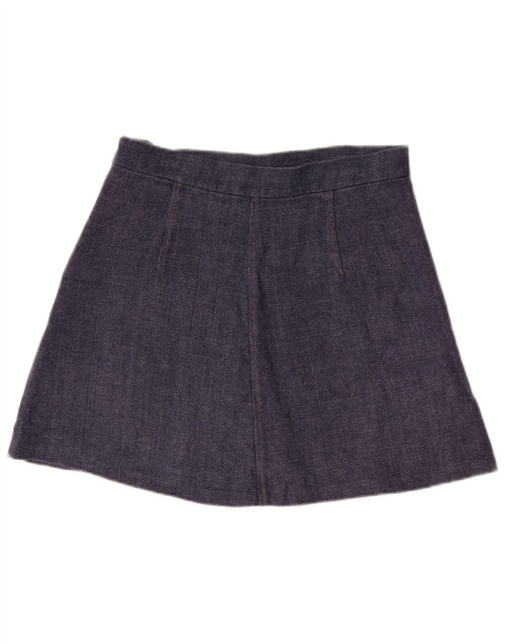 Zara Damen Minirock Medium W28 Blau