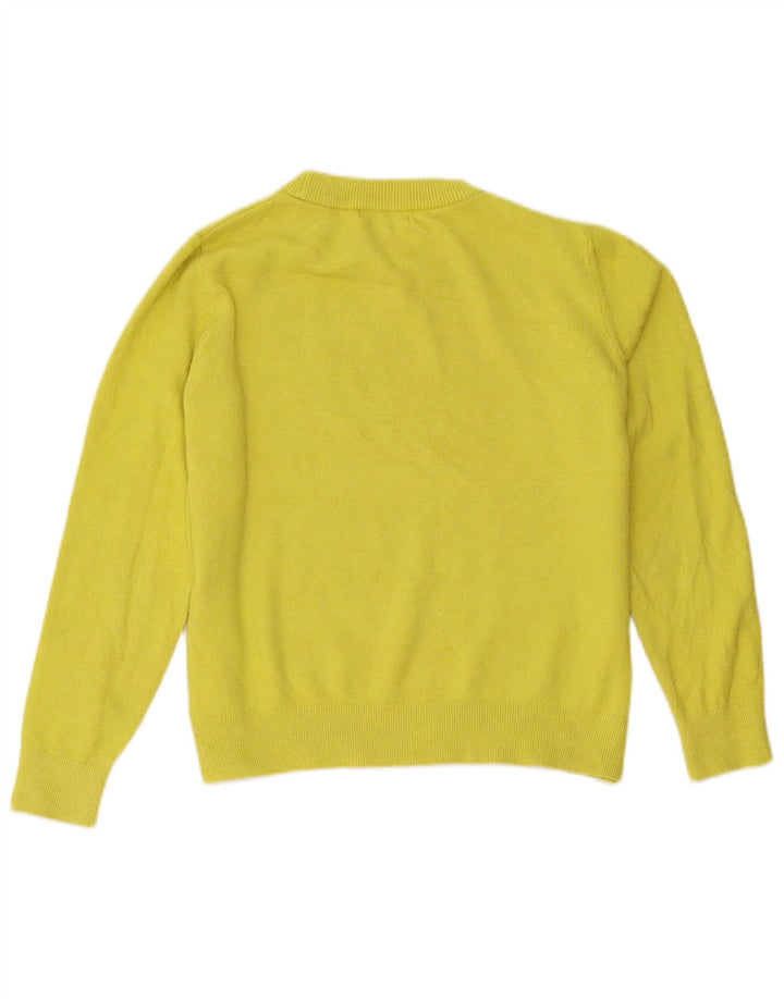 Marks & Spencer Damen-Pullover mit Rundhalsausschnitt, Gr. 14, Mittelgelb
