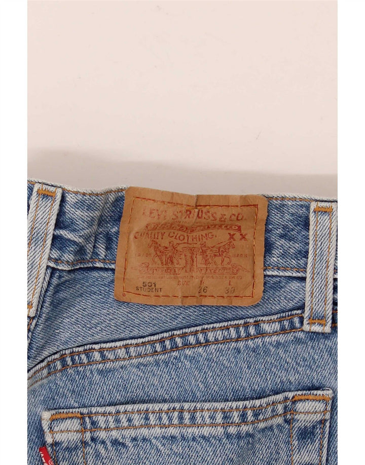 Levi's Damen 501 Jeansshorts W26 Small Blau