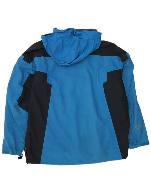 Sprayway Herren-Regenjacke mit Kapuze, UK 44 2XL, blaues Colourblock-Polyamid