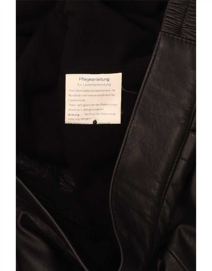 Stadler Herren Lederjacke UK 44 2XL Schwarz