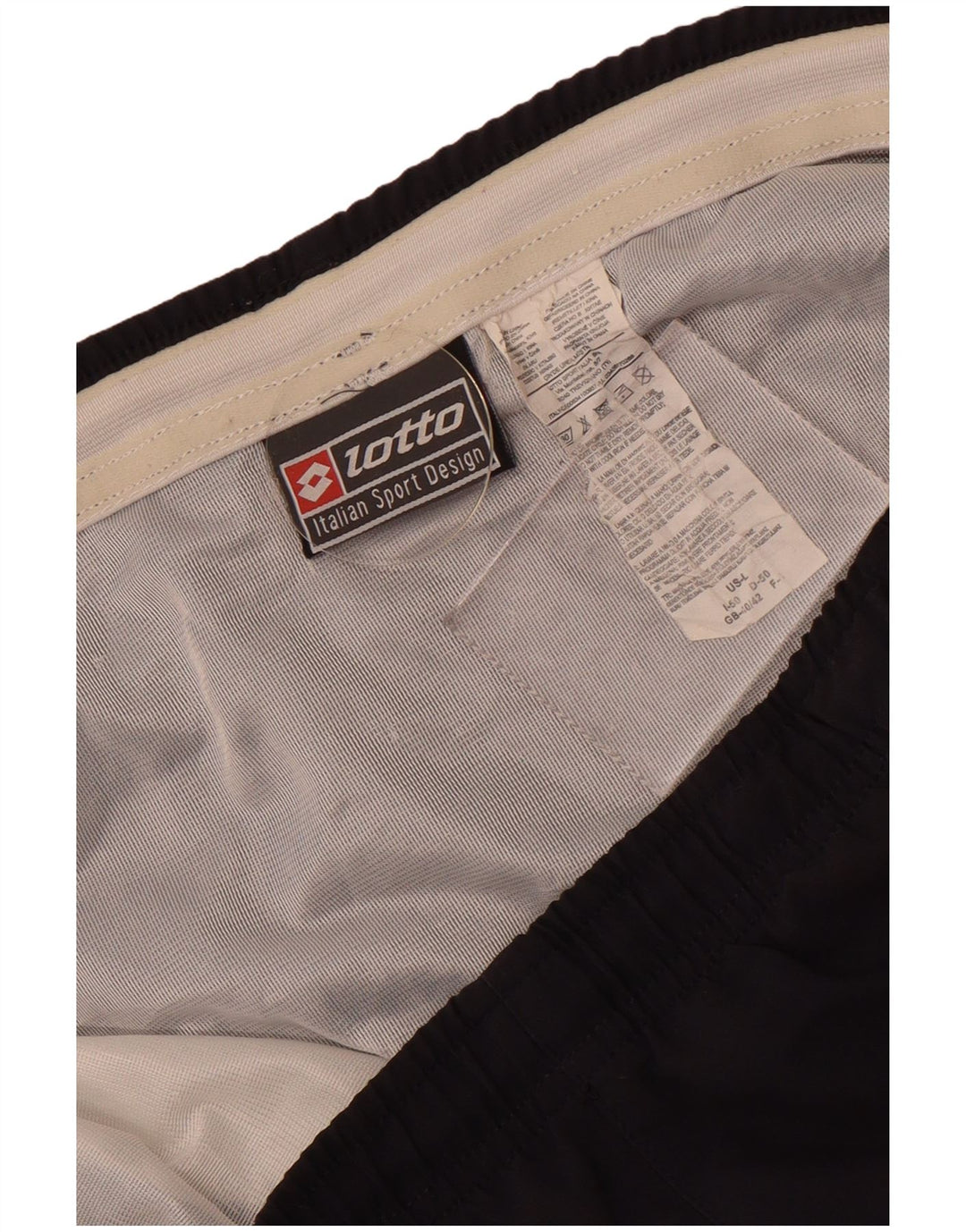 Lotto Herren Sportshorts UK 40/42 Large Schwarz Polyester