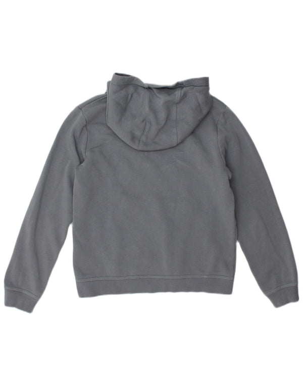 Nike Jungen-Pullover mit grafischem Kapuzenpullover, 12–13 Jahre, groß, graue Baumwolle