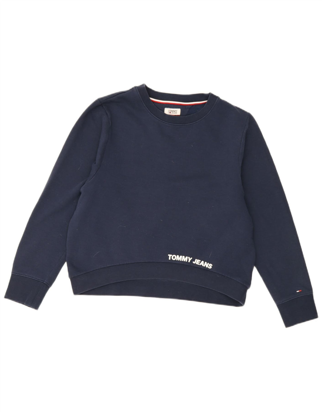 Tommy Hilfiger Damen-Sweatshirt in Übergröße, Gr. 10, Größe S, Marineblau