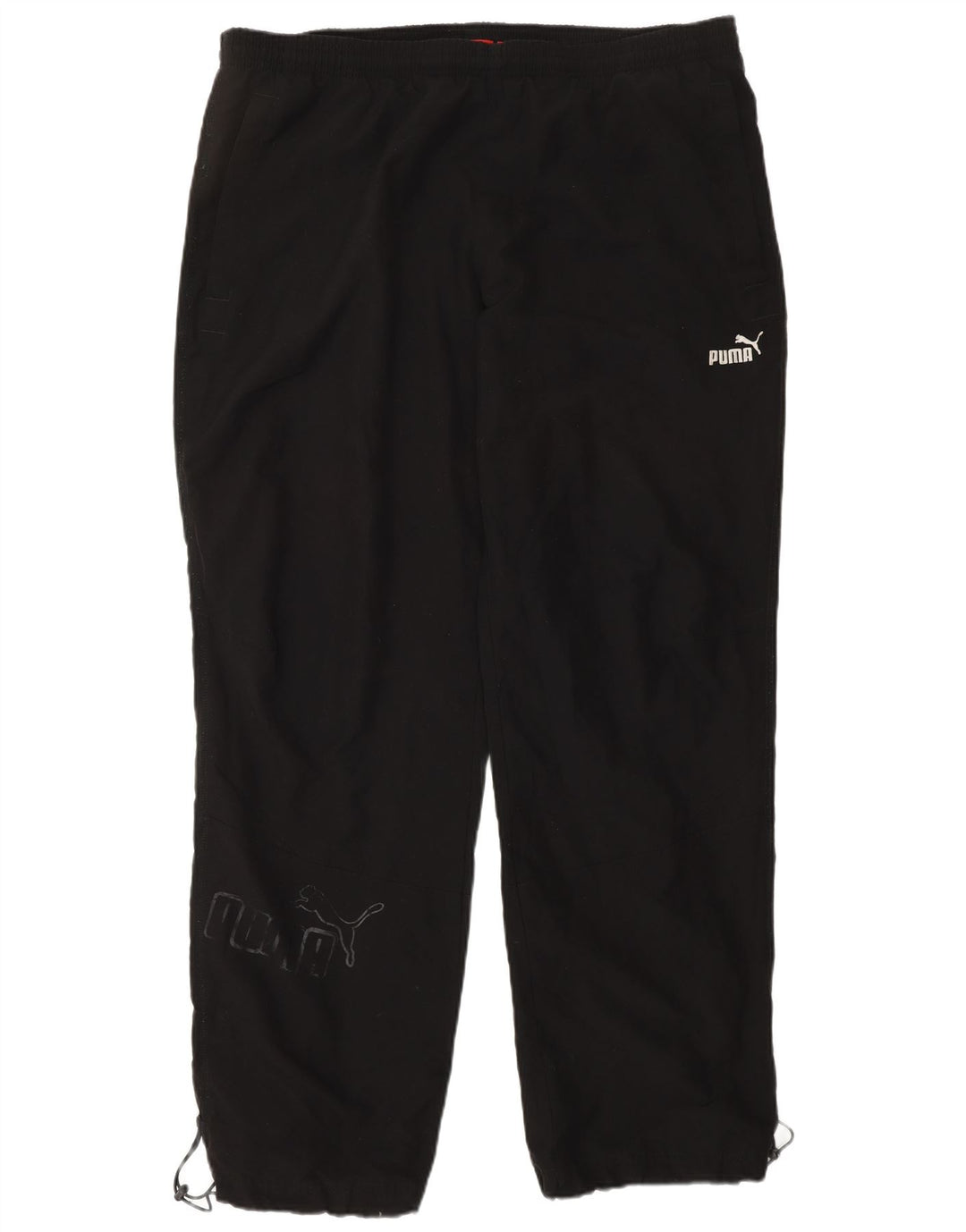 PUMA Herren-Trainingshose mit Grafik, groß, Schwarz, Polyester, Sport
