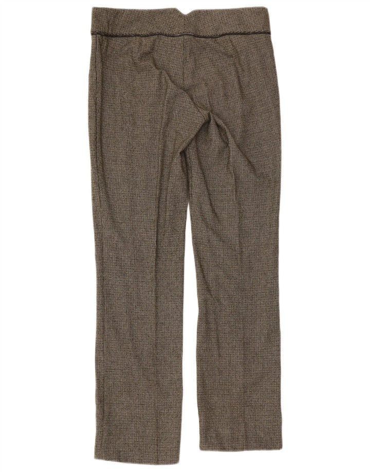 Benetton Damen 2-teiliger Anzug IT 44 Medium W32 L31 Grüner Hahnentritt