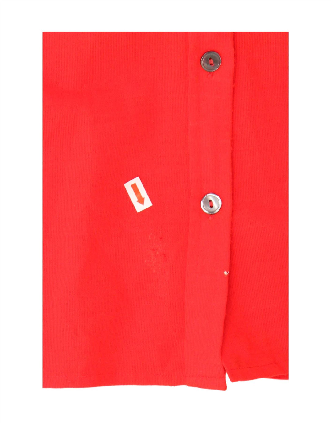 VINTAGE Womens Shirt Blouse UK 12 Medium Red