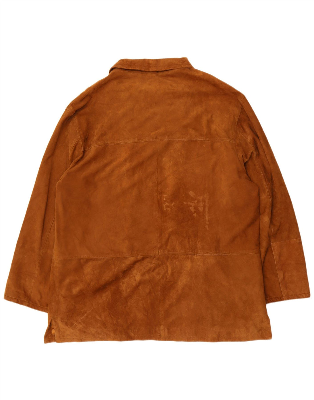 Vintage Herren Wildlederjacke Größe 62 4XL Braunes Leder