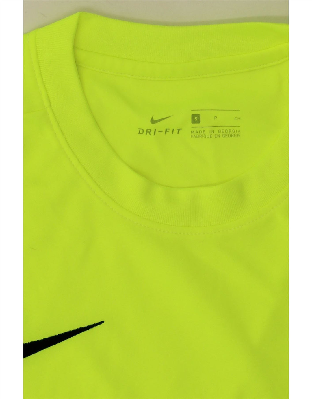 Nike Herren Dri Fit T-Shirt Top Small Grün Polyester