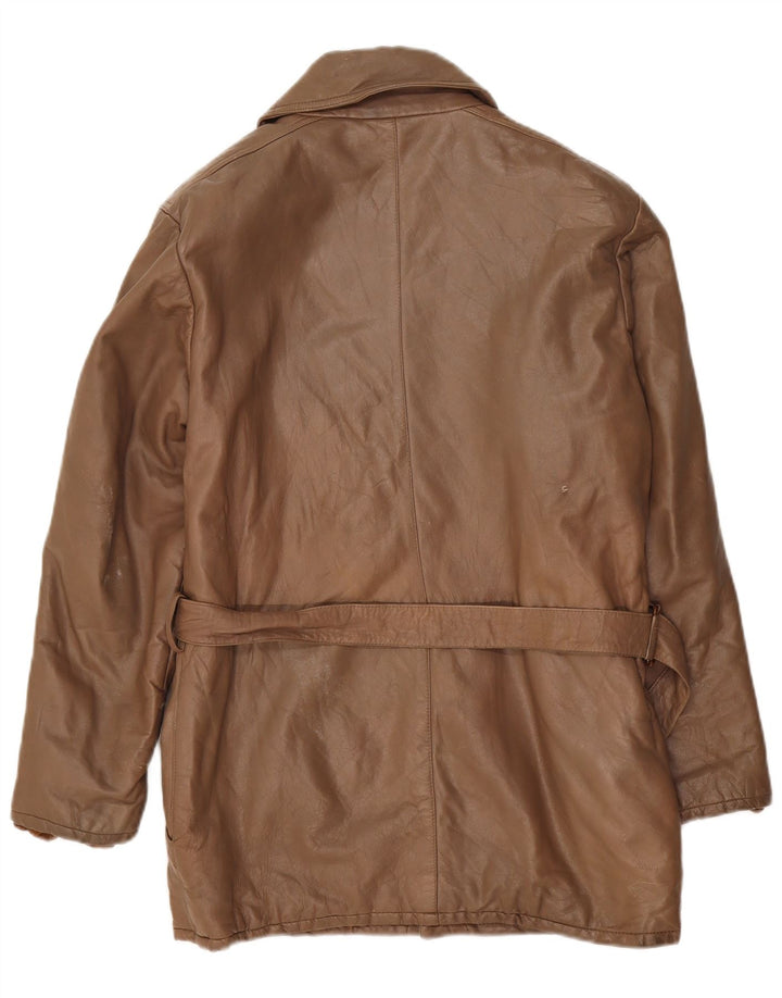 Vintage Herren Lederjacke IT 50 Large Braun