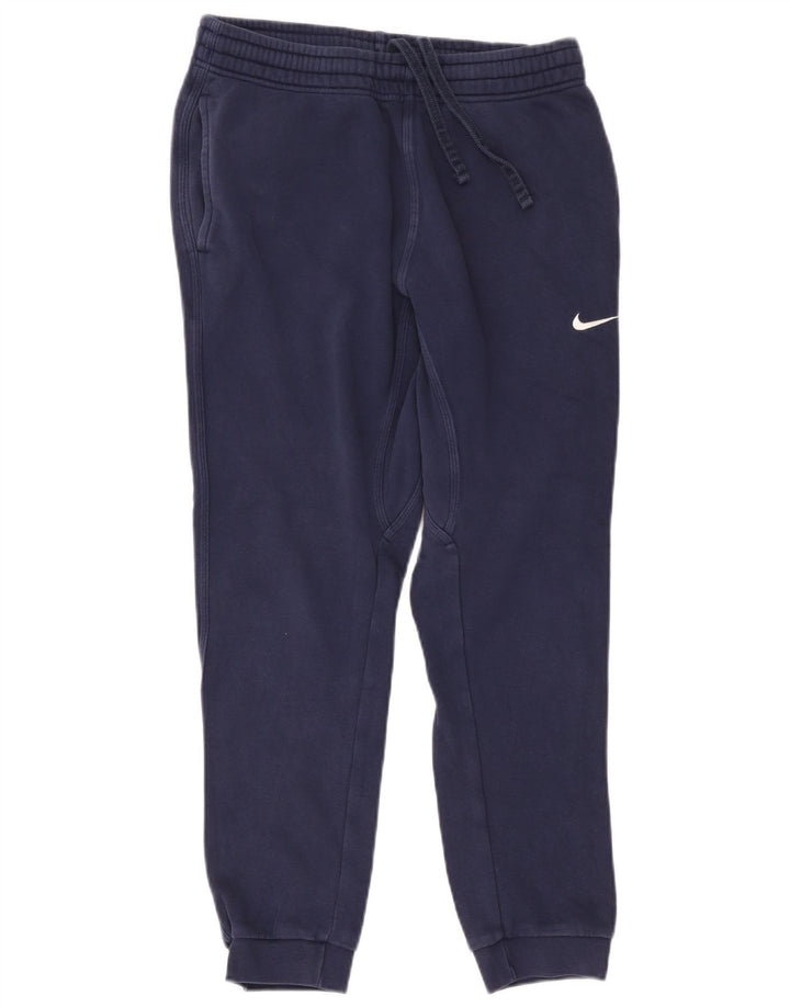 Nike Herren-Trainingshose, Jogginghose, Baumwolle, mittelblau, Marineblau