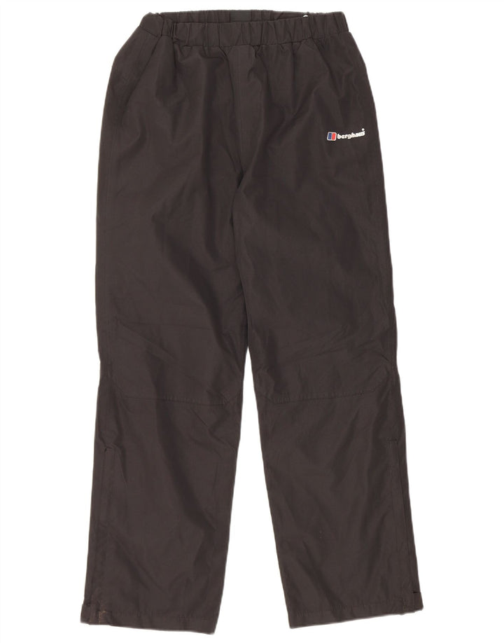 Berghaus Wasserdichte Mädchenhose 11–12 Jahre, schwarzes Polyester