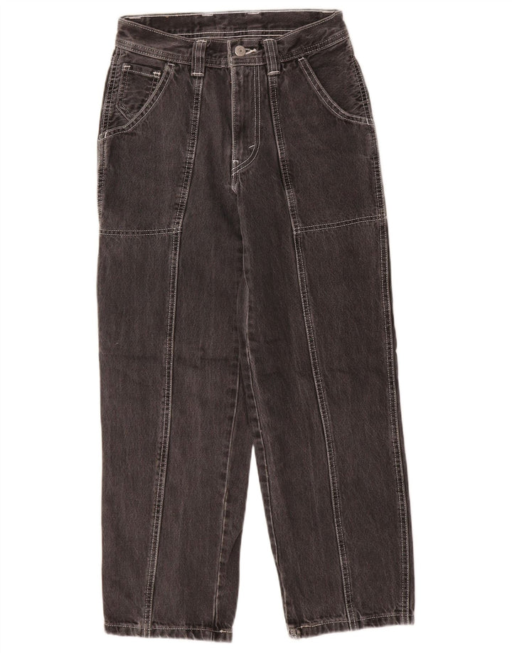 Levi's Damen Cargo Tapered Jeans W25 L26 Graue Baumwolle