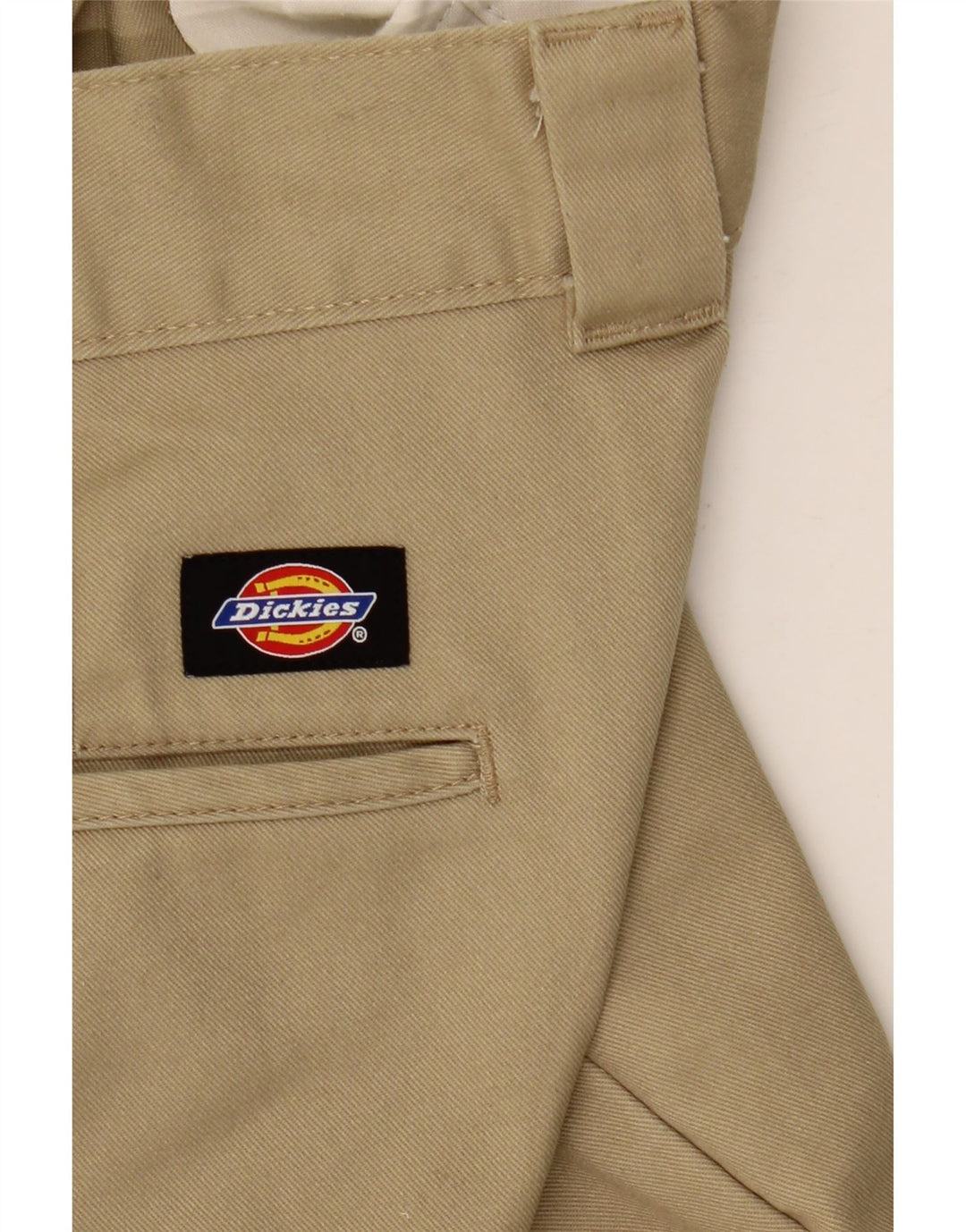 DICKIES Herren Slim Fit Chinohose W29 L30 Beige Polyester